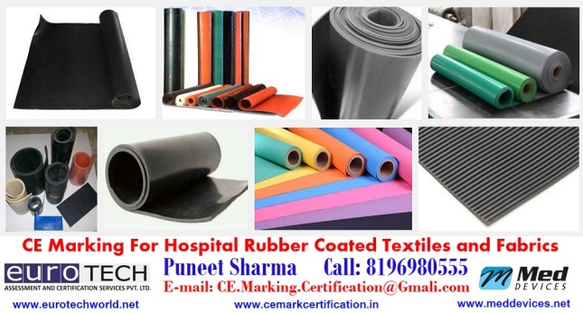 CE Marking For Hospital Rubber Coated Textiles and Fabrics